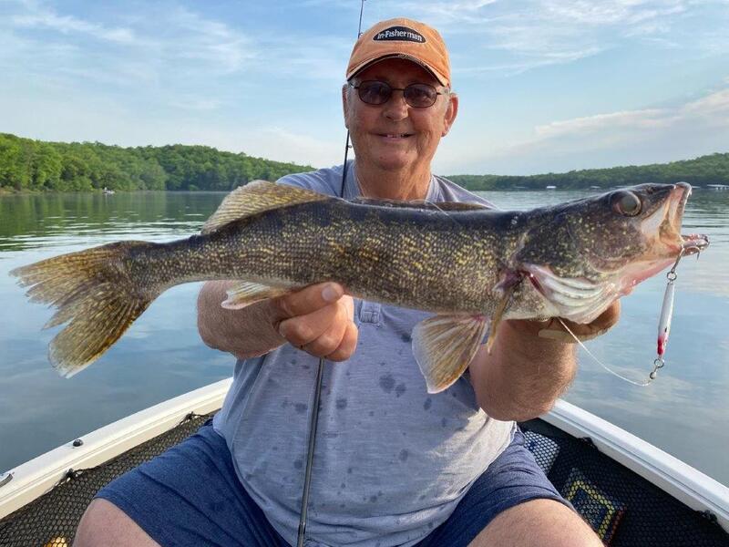 Norfork Lake Arkansas near Mountain Home in the Ozarks Mountains Region Fishing Report and Lake Condition by Scuba Steve from Blackburns Resort and Boat Rental