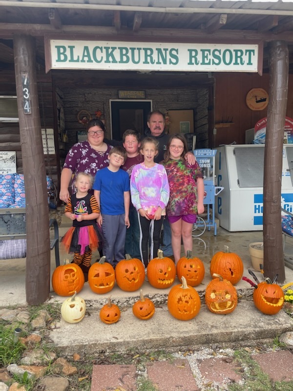 Fall Family Fun and Blackburns Resort and Boat Rental on Norfork Lake Near Mountain Home, Arkansas in the Ozarks Mountains Region. 