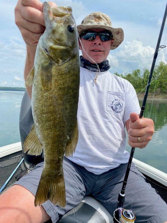 Bink is still on the Smallmouth Bass but the top-water bite has started.