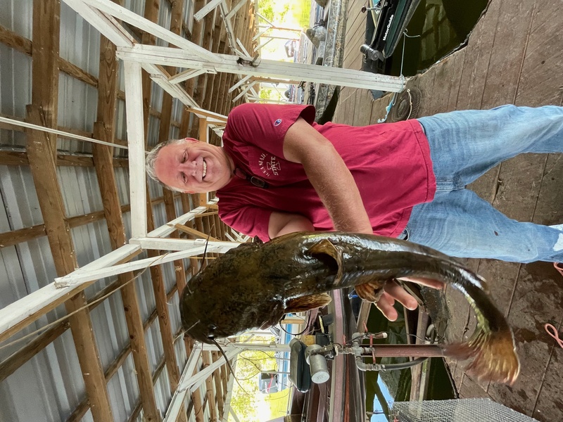 We have some big Catfish in Blackburns Creek. Do you think Fisherman Mile is Holding this one out too far to impress you?