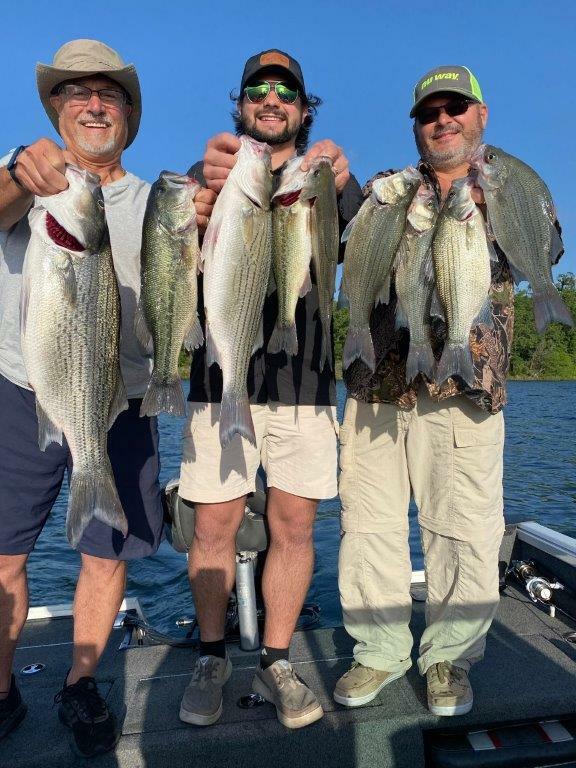 Caught fishing with Bink's Guide Service on top-water. 