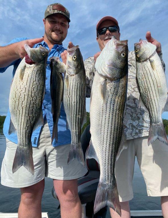 Caught fishing With Bink's Guide Service on the spoon.
