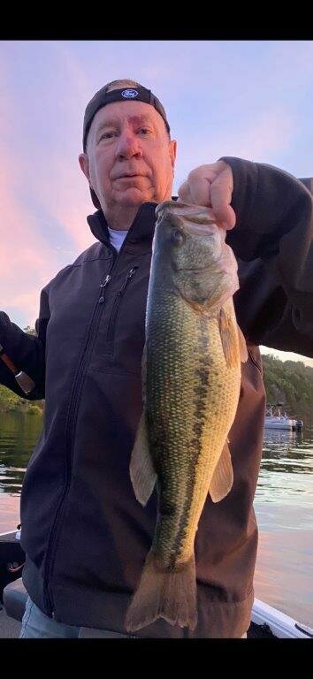 Caught Fishing with Bink's Guide Service while staying at Blackburns Resort and Boat Rental. 