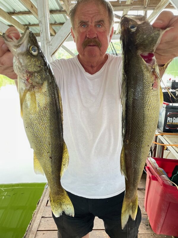 Scuba Steve with some nice ones diving Norfork lake. Come on down and join the fun. 