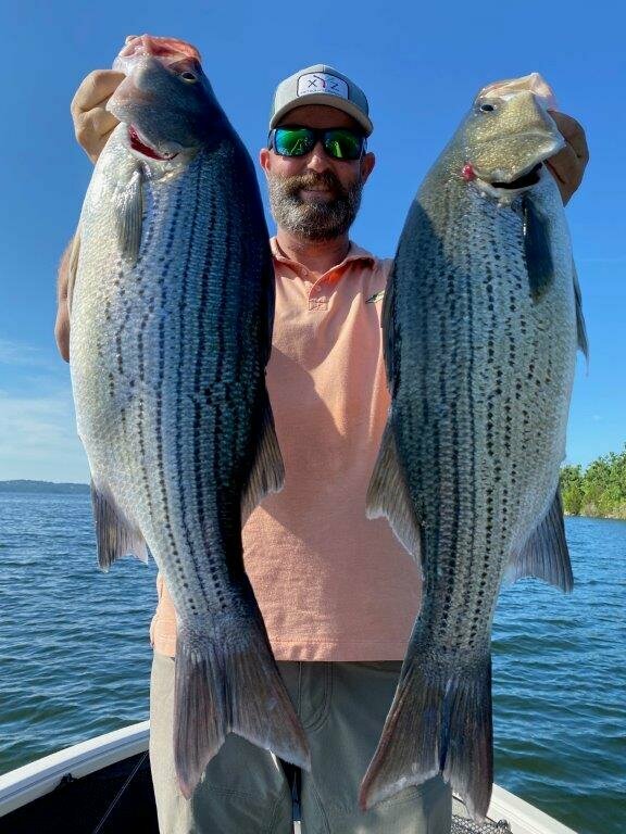 Caught fishing with Bink's Guide Service on the jigging spoon. 