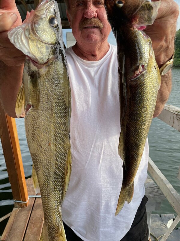 Scuba Steve with a couple of his favorite. 