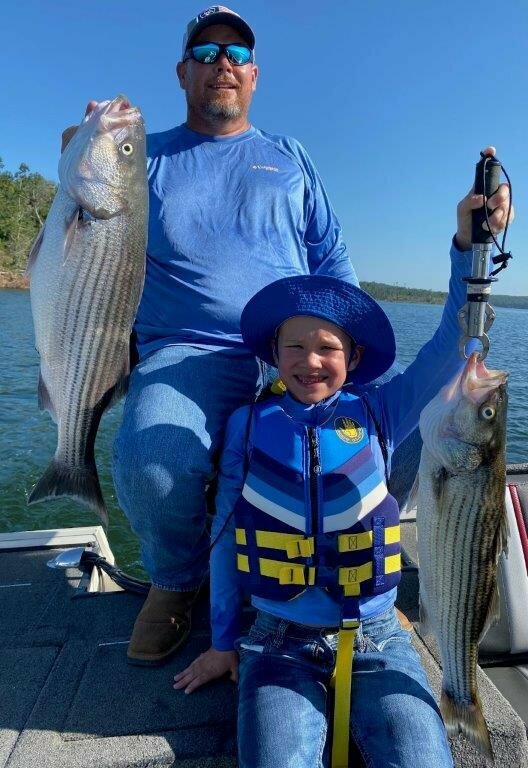Caught on the Bink's 1-ounce spoon in 82-feet of water. 