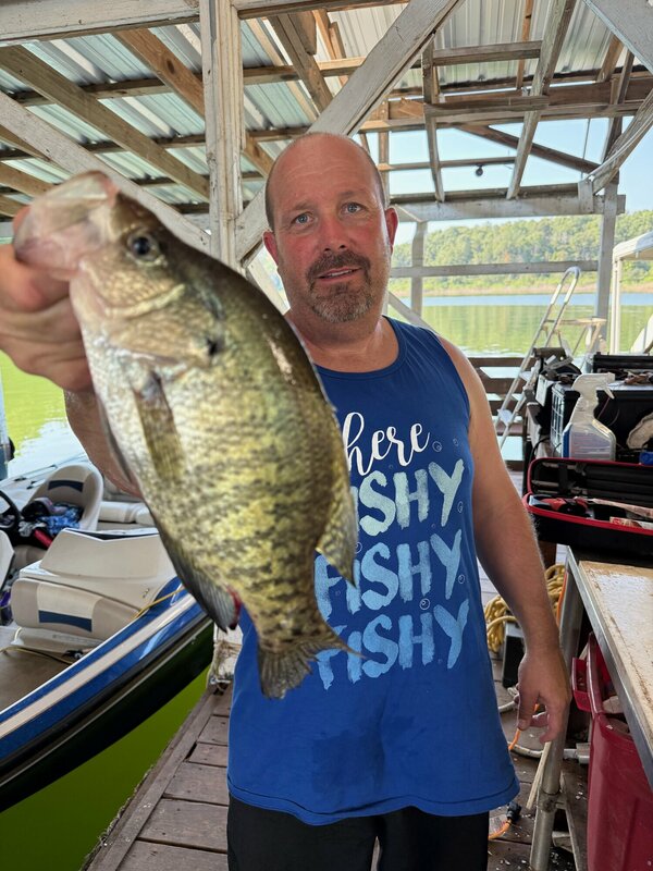 Mickey McGee is a good friend and a good fisherman That is a big one caught on Blackburns Resort and Boat Rentals. Nice fellow. 