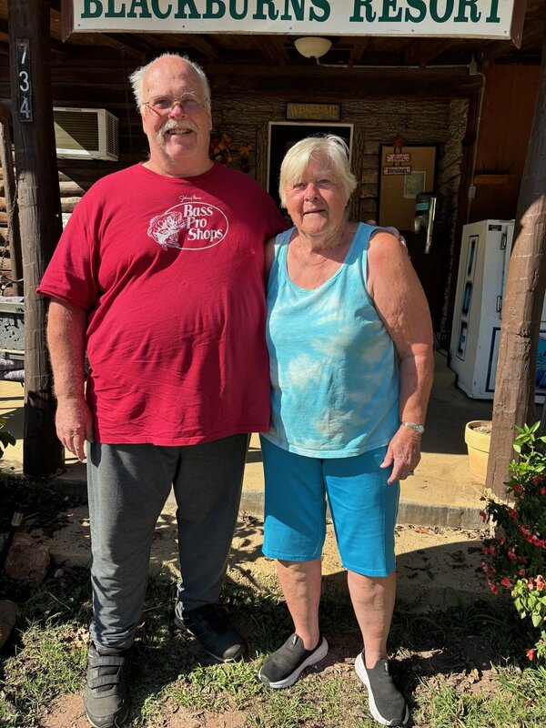 Joe and Beverly Kiley have been visiting Blackburns Resort and Boat Rental on Norfork Lke Since 1975 and are always welcome. Nice people. 