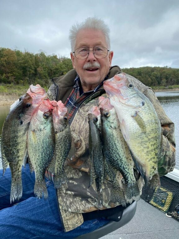 Norfork Lake Crappie Caught on the Bink's Jigging Spoon.
