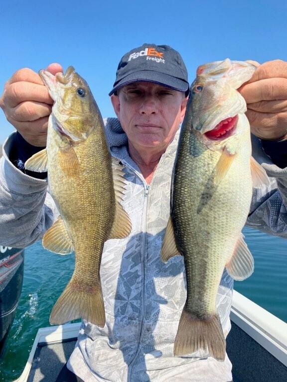 Caught Fishing With Bink's Guide Service yesterday. 