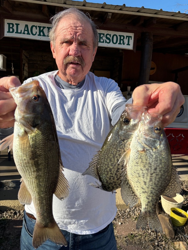 Scuba Steve with a few of yesterday's catch. 