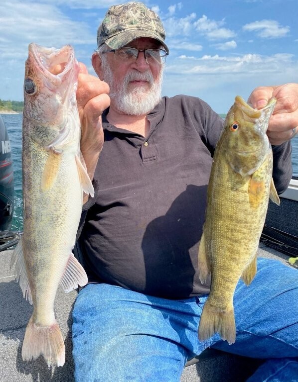 Caught Fishing with Bink's Guide Service. 