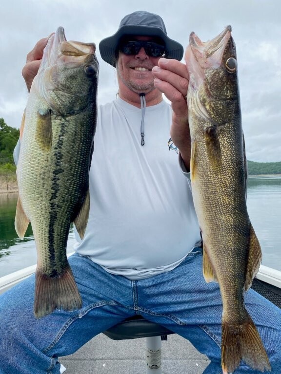 Caught fishing with Bink's Guide Service. Nice. 