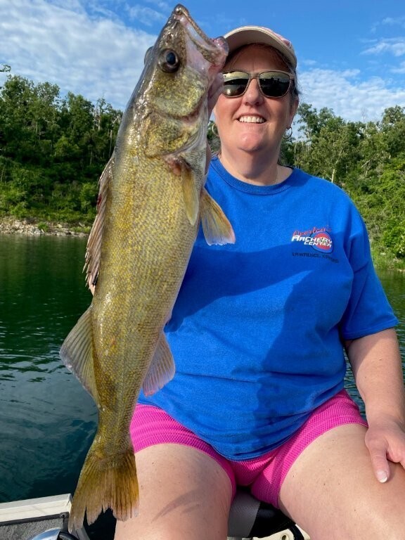 Caught on the Bink's Spoon. 