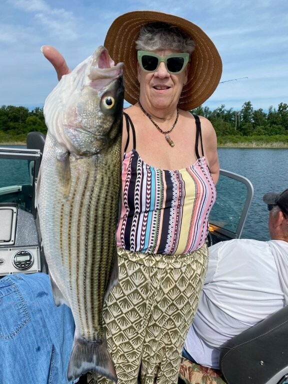 Caught fishing with Bink's Guide Service. Compare prices before you book. 