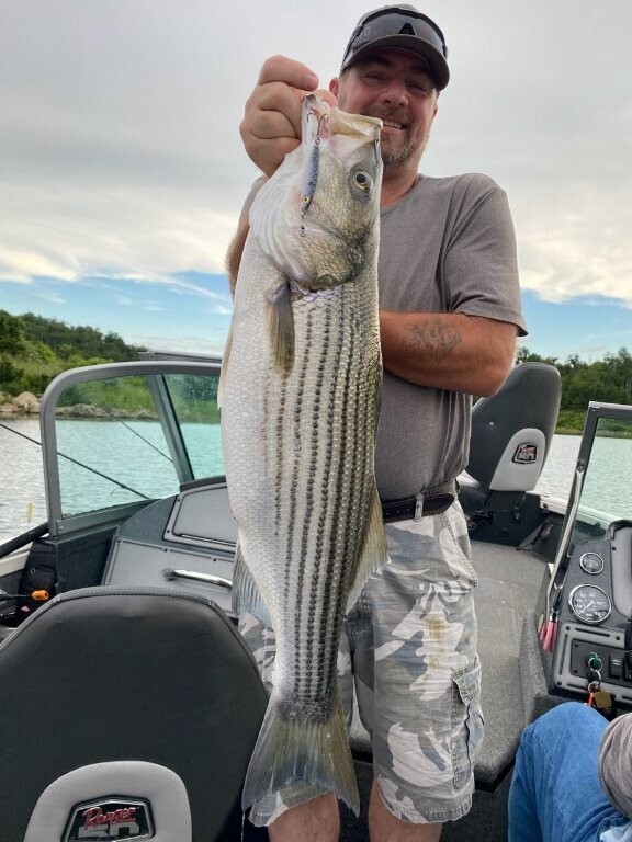 Caught on the Bink's Jigging spoon. 